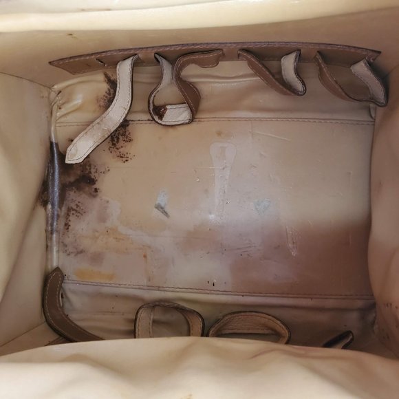 Black Vintage Gucci Train Case Toiletry Makeup Bag - Picture 5 of 16